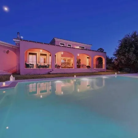 Olea Corfu Luxury With Infinity Pool & Panoramic Views Near Achillion Palace Villa *