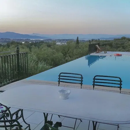 Olea Corfu Luxury With Infinity Pool & Panoramic Views Near Achillion Palace Villa *