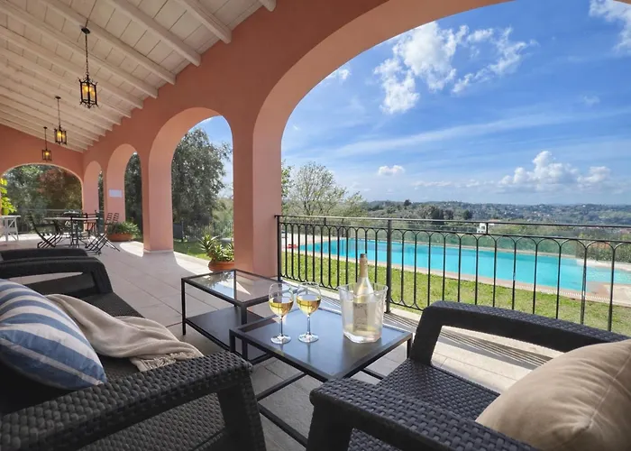 Villa Olea Corfu - Private Pool & Panoramic Views *